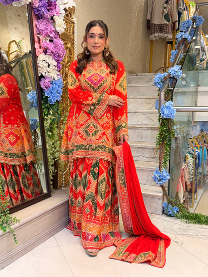 Gulnaar Sharara Set