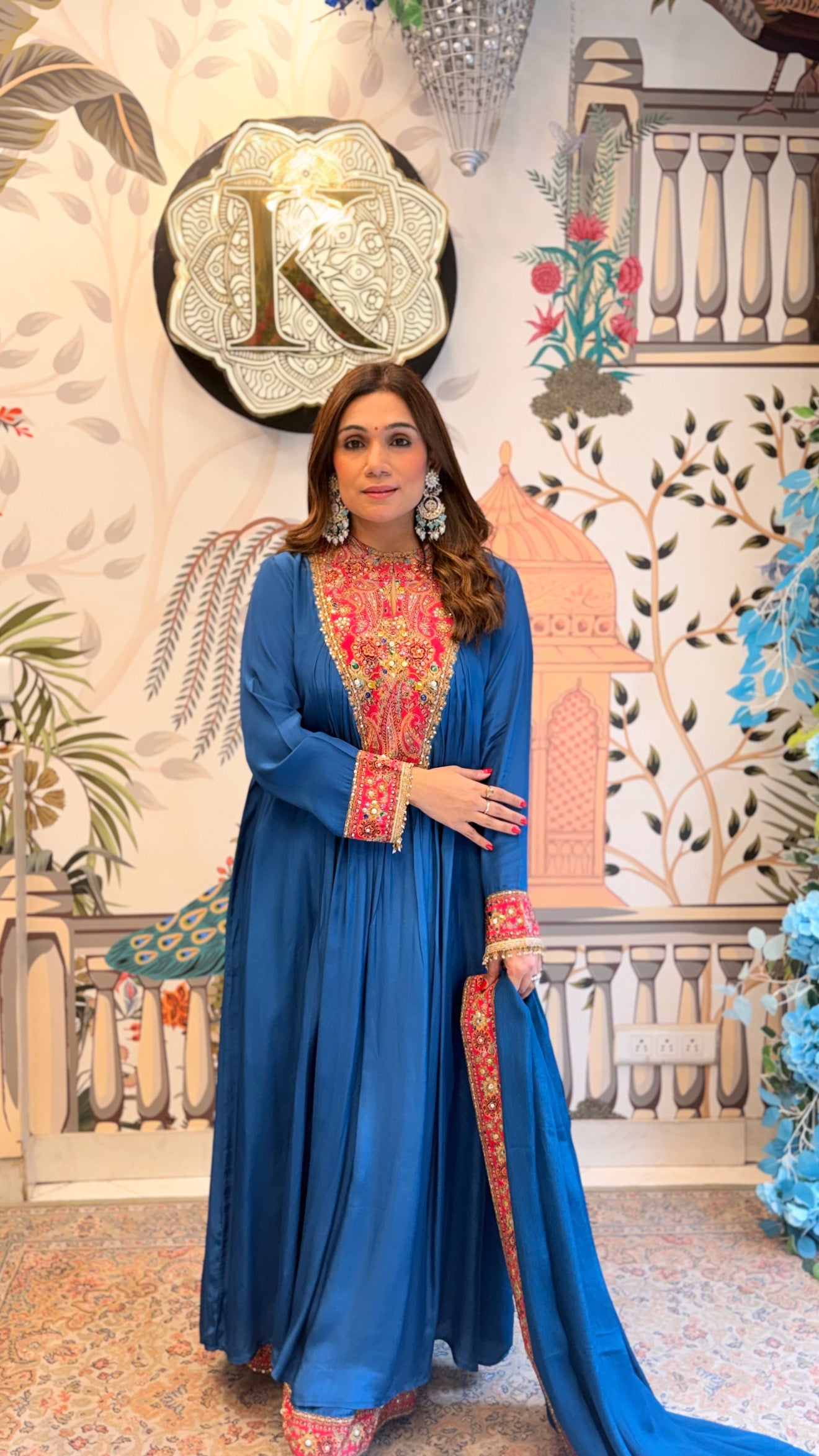 Sapphire Royale Anarkali set