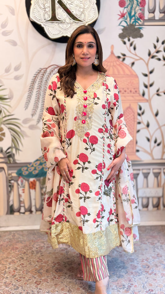 Gulbahar Floral Suit Set