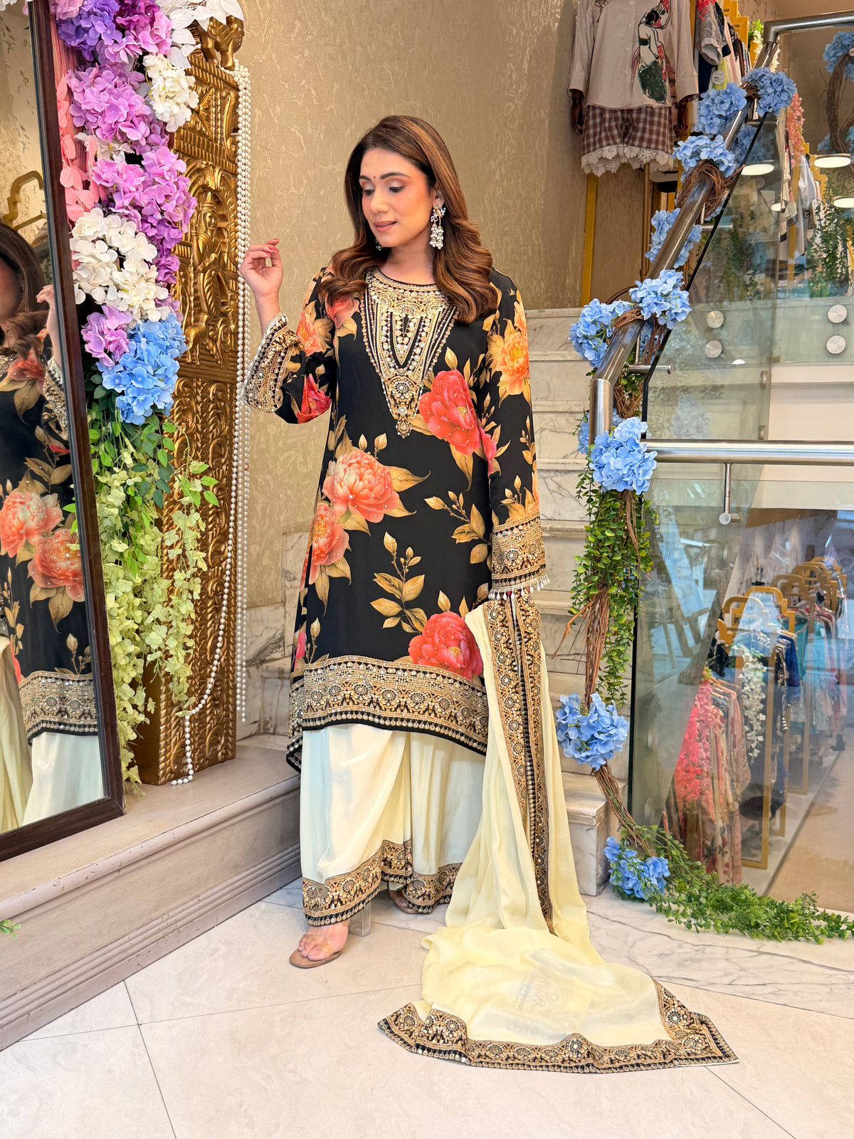 Gulzaar Floral Set