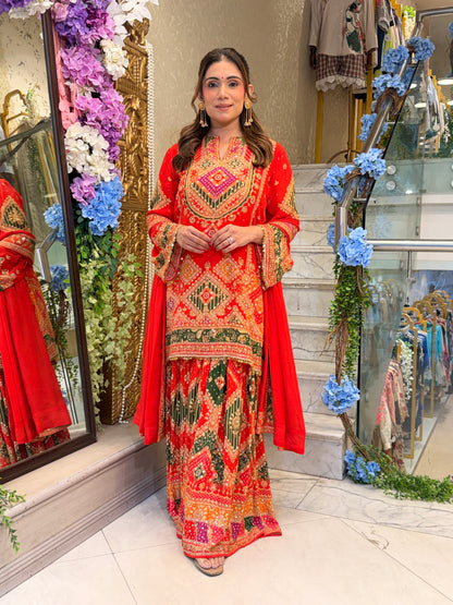 Gulnaar Sharara Set