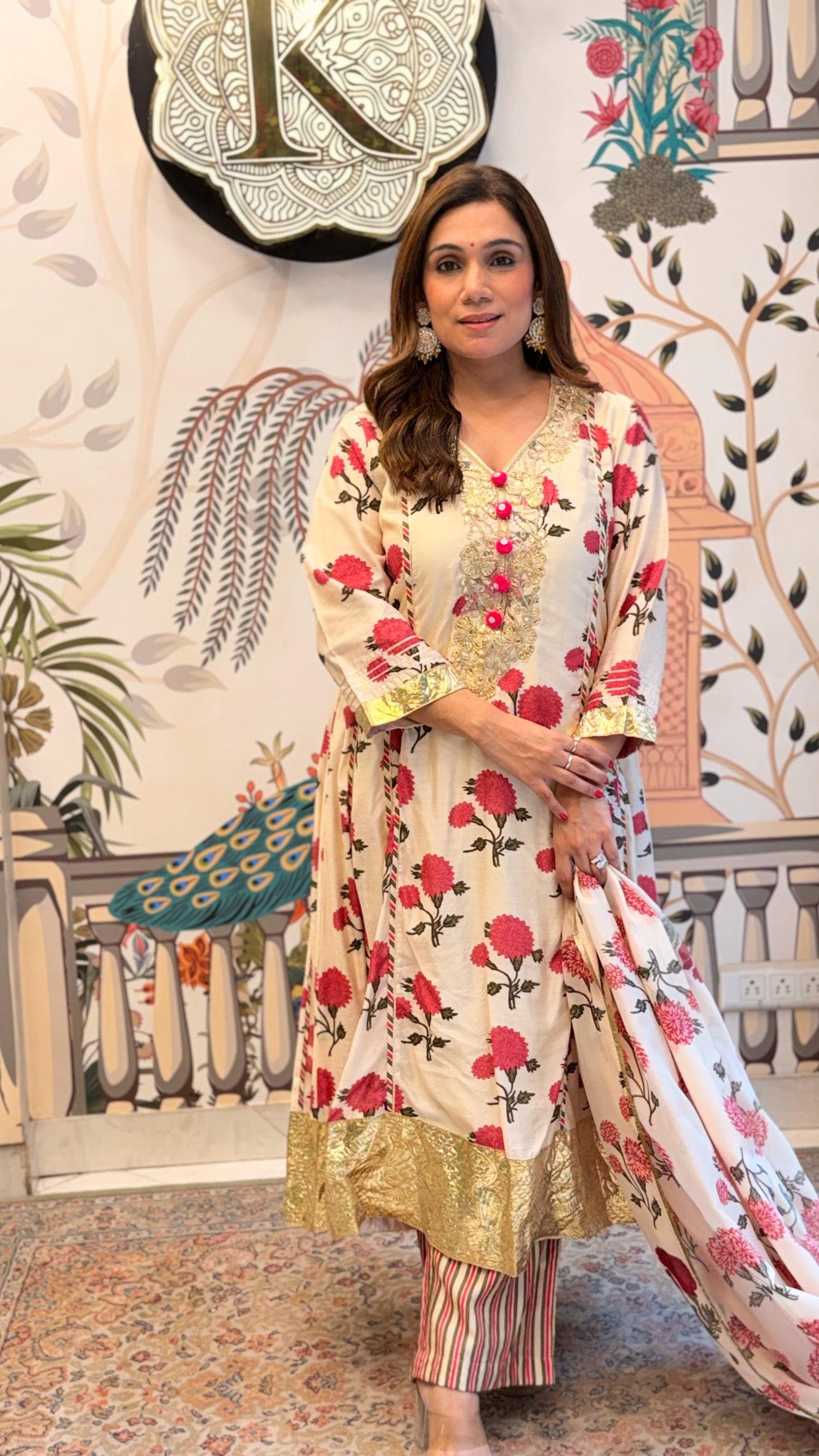 Gulbahar Floral Suit Set