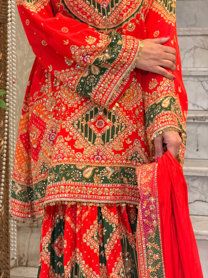 Gulnaar Sharara Set