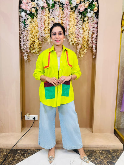 Leatherite-Neon Green