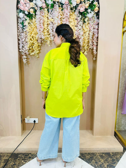 Leatherite-Neon Green