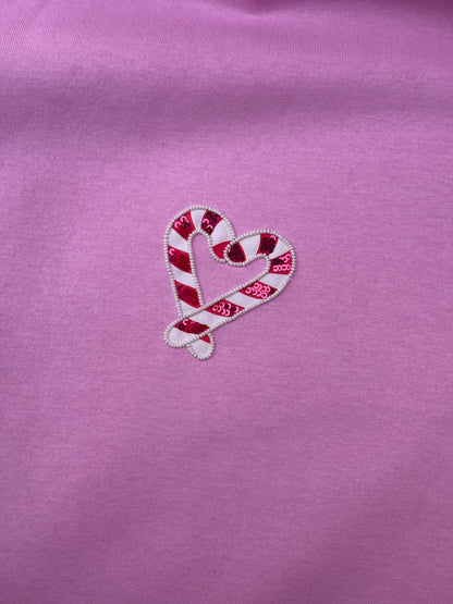 Candy cane hearts